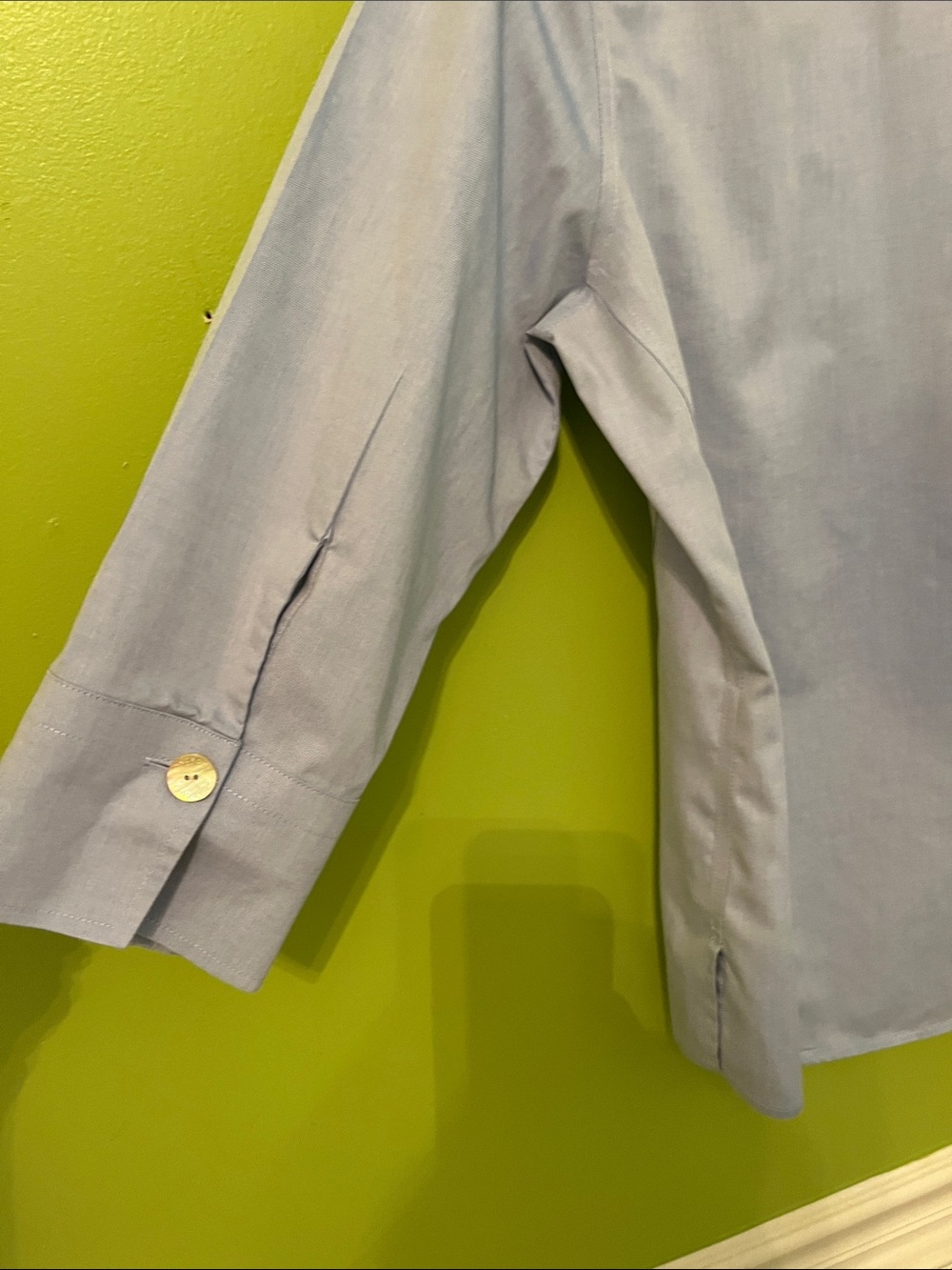Foxcroft Heritage Non-Iron Fitted Shirt classic Blue - Picture 8 of 8